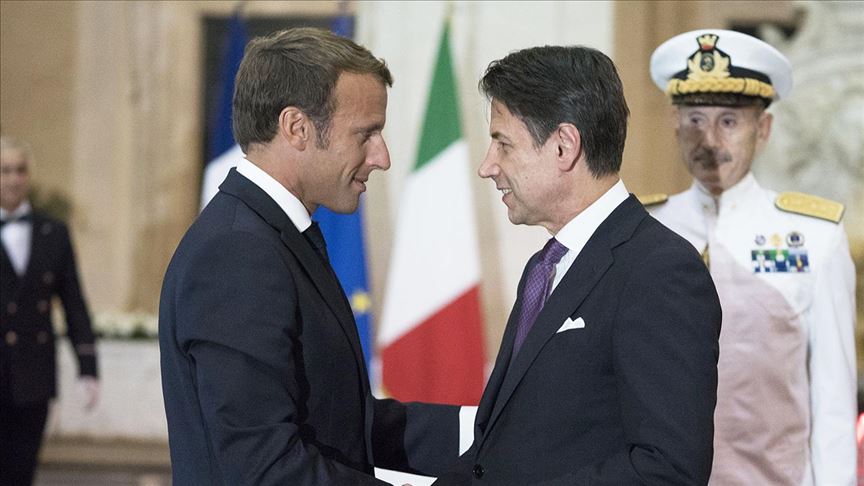 French, Italian leaders meet in Rome