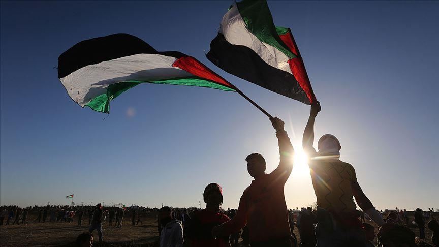 حرکت فلسطینیان به سمت مرز غزه با اسرائیل