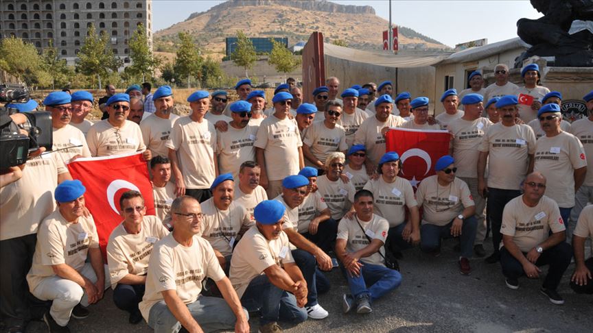 Mavi bereliler Mardin'de buluştu