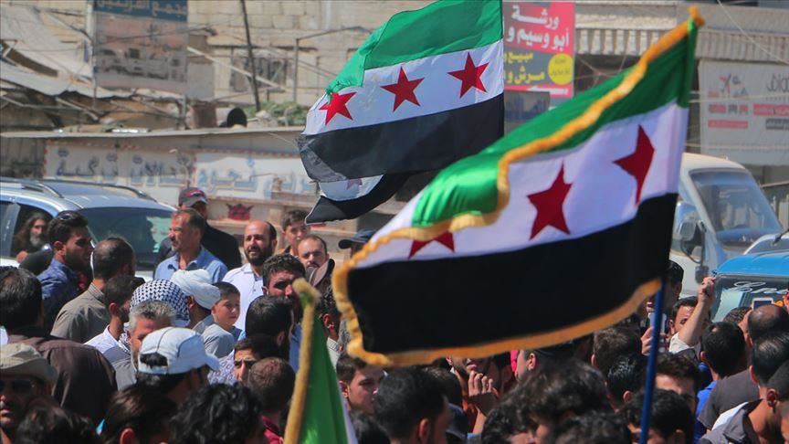 الآلاف يتظاهرون في إدلب السورية ضد روسيا والصين