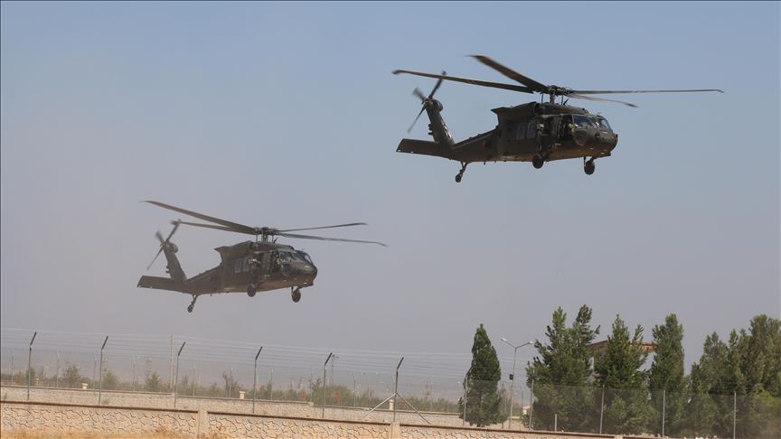 Turkey, US hold 6th joint helicopter flight over Syria