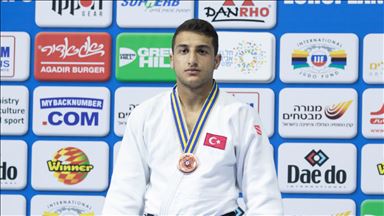 Milli judocu Bilal Çiloğlu'ndan bronz madalya
