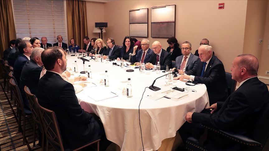 Эрдоган встретился с представителями еврейских организаций США