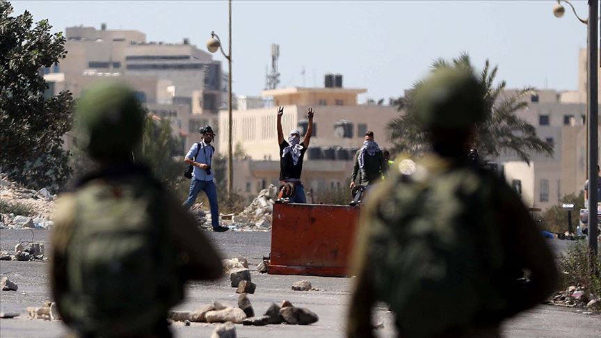 İsrail güçlerinden Filistinli tutuklulara destek gösterisine müdahale