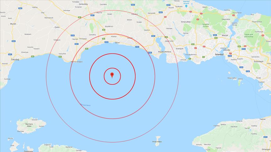 marmara aciklarinda 4 6 buyuklugunde deprem
