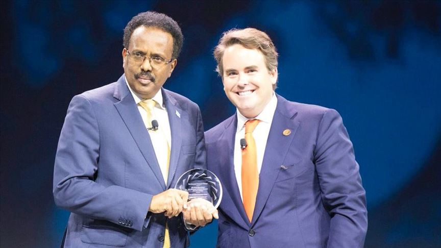 Somali leader receives Concordia Leadership Award in US