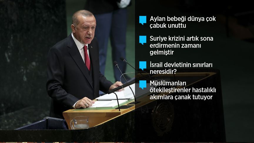Cumhurbaşkanı Erdoğan BM'de konuştu: Dünya 5'ten büyüktür