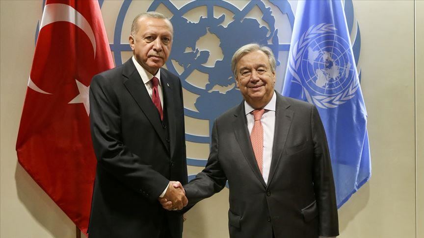 Susreti na marginama sjednice GS UN-a: Erdogan i Guterres razgovarali o Siriji, Libiji i Kipru