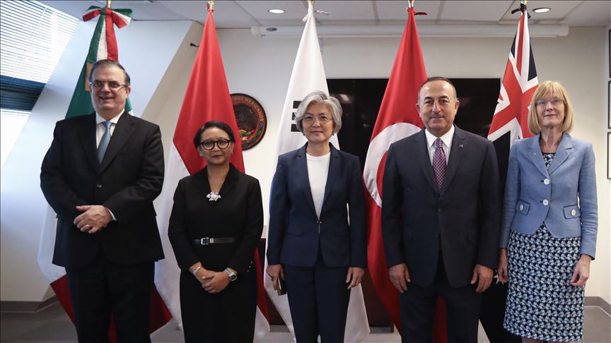Top Turkish diplomat attends MIKTA meeting