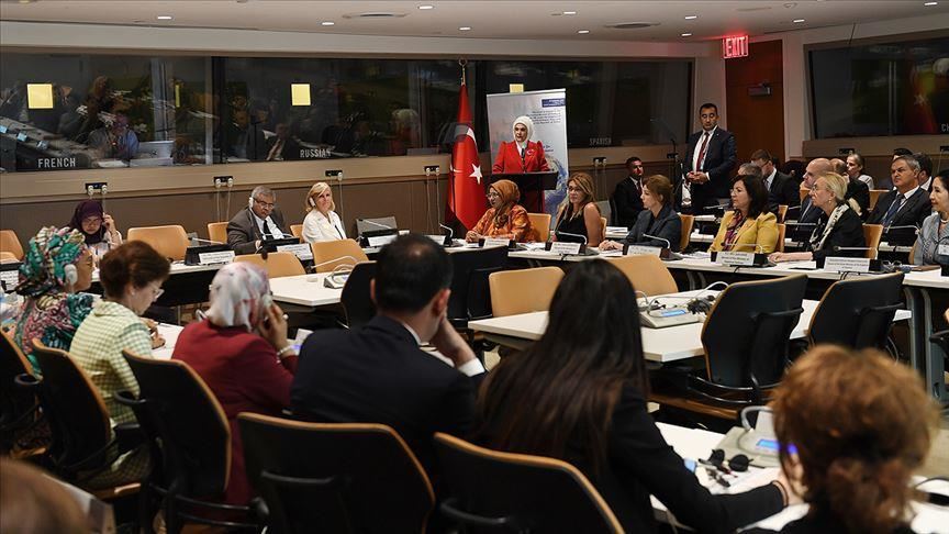 Turkey's first lady presents Zero Waste Project at UN