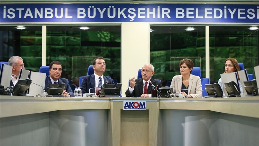 CHP Genel Başkanı Kılıçdaroğlu AKOM'u ziyaret etti
