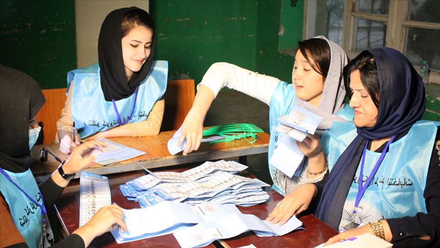 Afganistan'da oy verme işlemi sona erdi