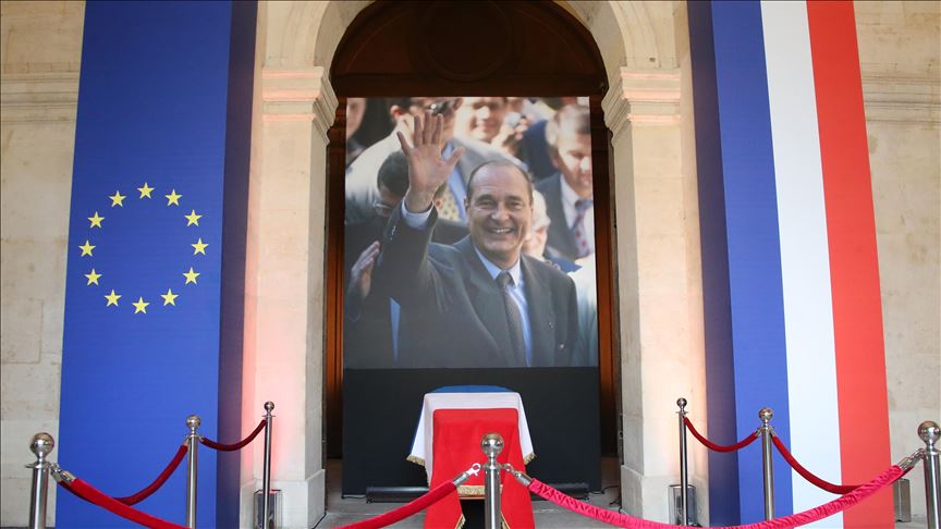 Continúan honras fúnebres del ex presidente francés Jacques Chirac