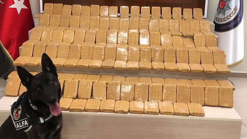 Over 80 kg of illicit drugs seized in Turkey