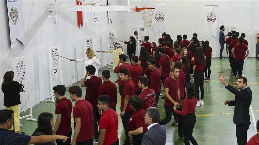 Baskentte Goz Tarama Rekoru Kirildi