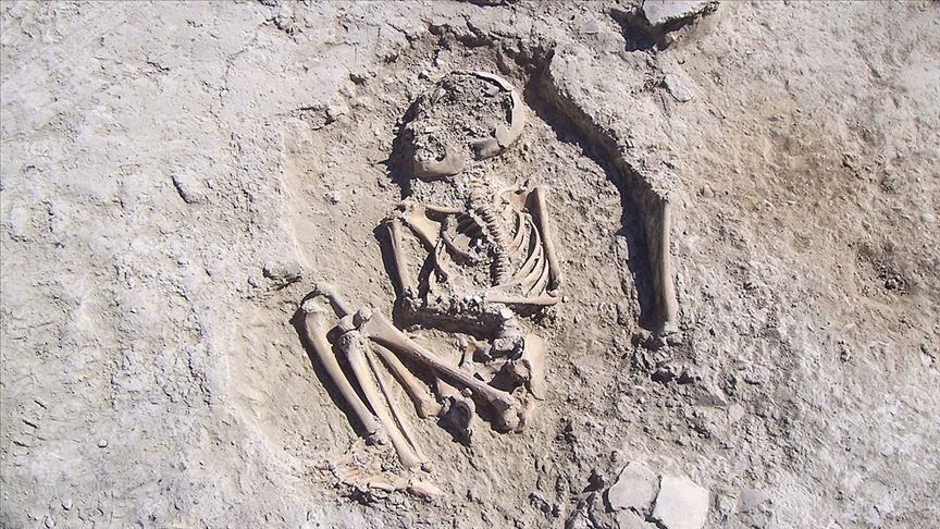 5700-year-old child skeleton unearthed in Turkey