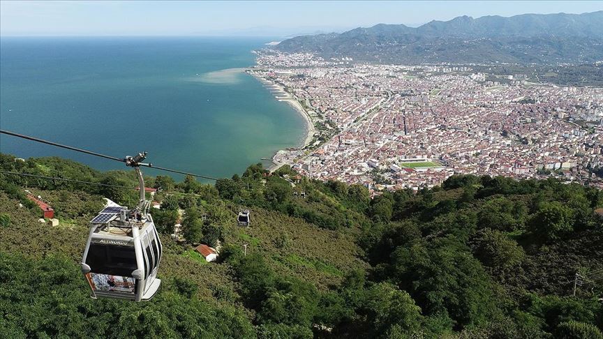 Turistlerin Ordu'daki gözde dünyası: Boztepe