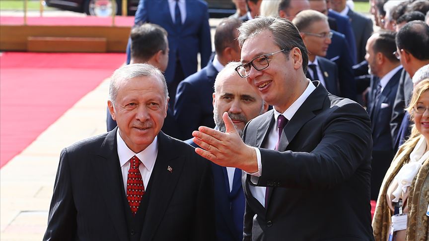 أردوغان: لدينا علاقات تاريخية وثقافية متجذرة مع صربيا
