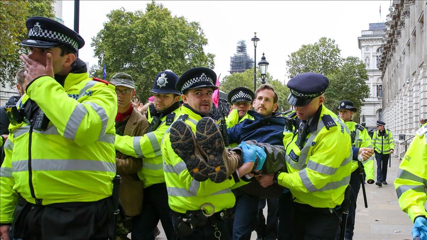 London: More than 200 arrested in climate protests