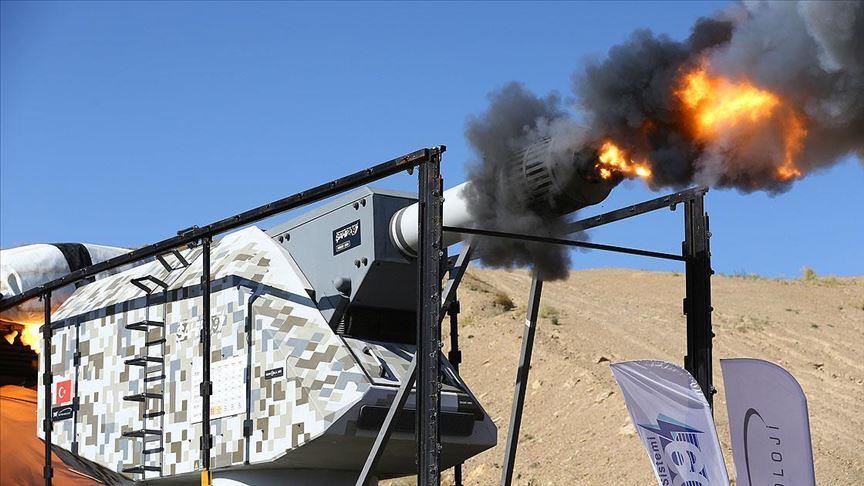 Turkish electromagnetic railgun unveiled to experts