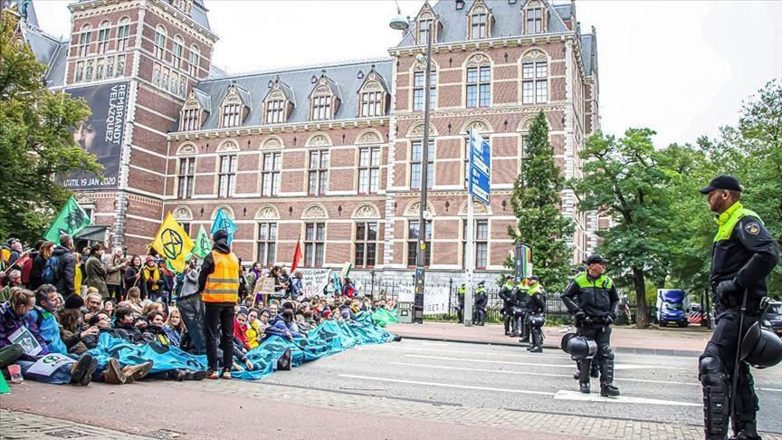 Протест против климатските промени во Амстердам