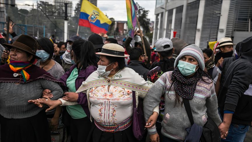 CIDH critica uso excesivo de la fuerza de la Policía durante las protestas indígenas en Ecuador