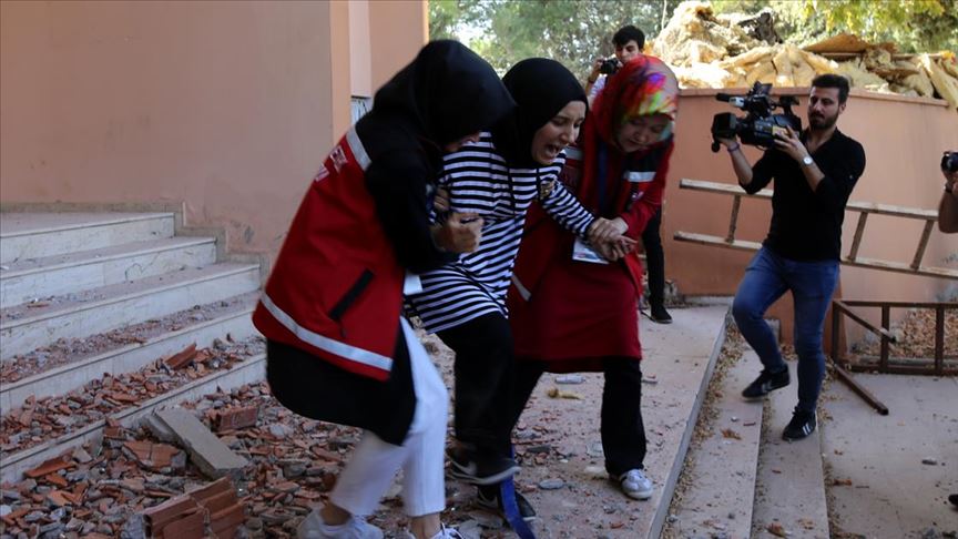 AFAD'dan 7,5 büyüklüğünde deprem senaryolu ulusal tatbikat