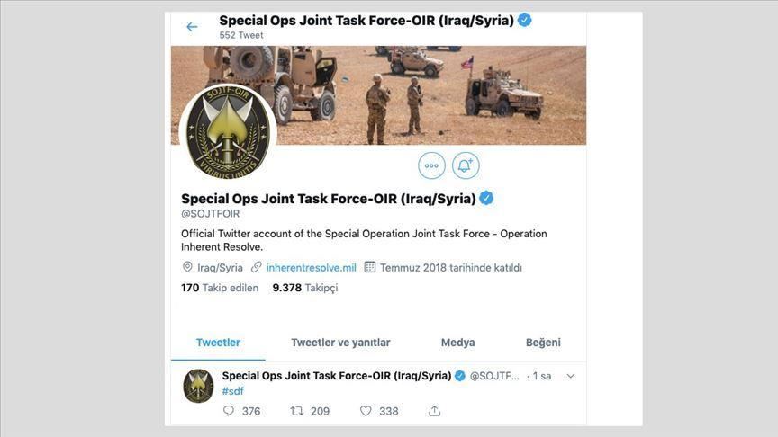 Коалицијата предводена од САД на Твитер ја избриша ознаката „СДФ“