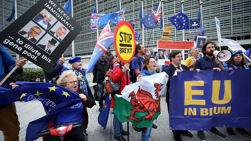 U Briselu protest protivnika Brexita