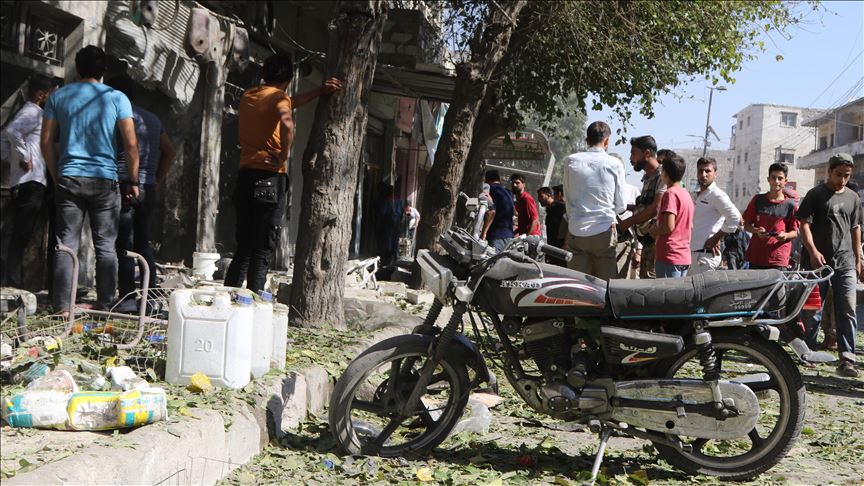 إصابة 8 مدنيين في انفجار دراجة نارية بمدينة الباب السورية