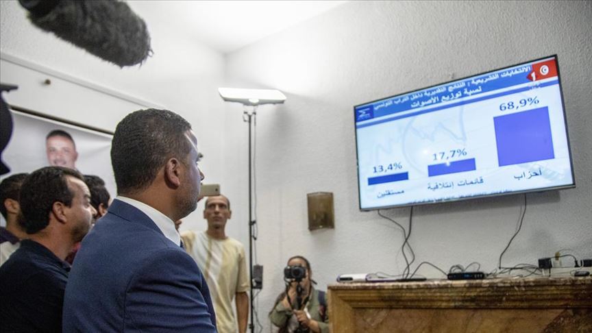 Tunus'ta parlamento seçimlerinin ilk resmi sonuçları açıklandı