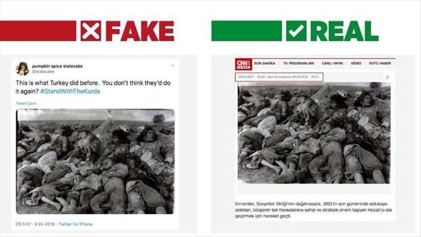 YPG/PKK trata de difamar a la operación antiterrorista turca en el norte de Siria