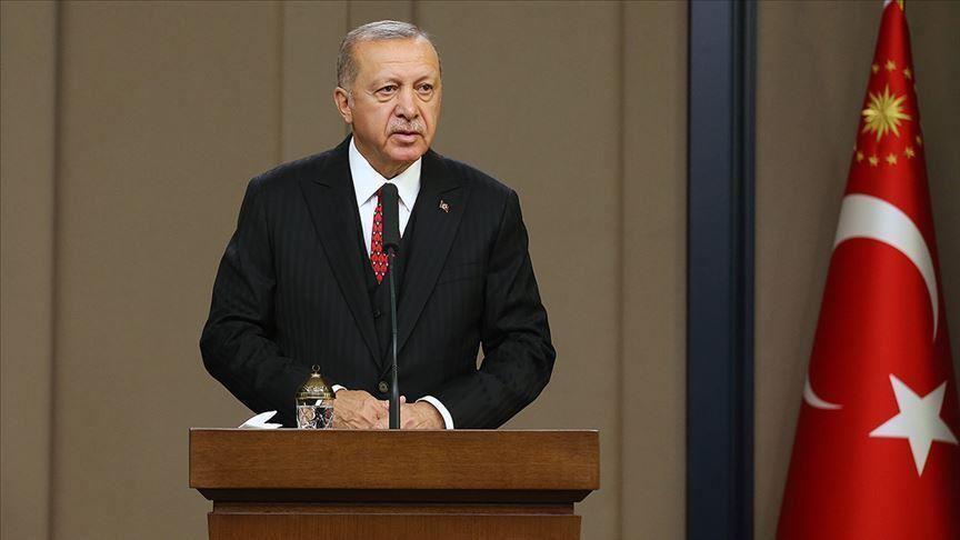 Erdogan extends condolences to martyr's family