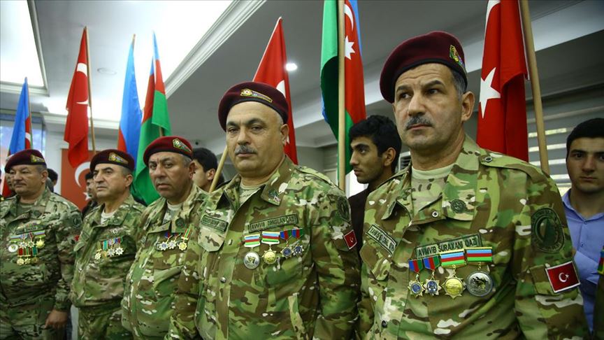 Azerbaycanlı gazilerden Barış Pınarı Harekatı’na destek