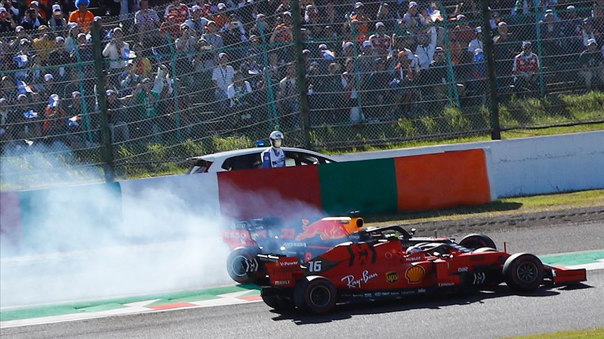 Ferrari pilotu Leclerc'e 15 saniye ceza