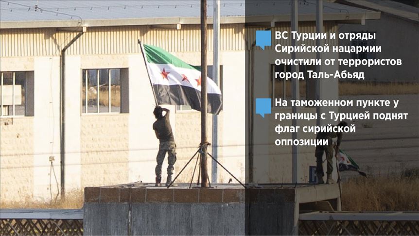 От террористов зачищен город Талль-Абъяд на севере Сирии