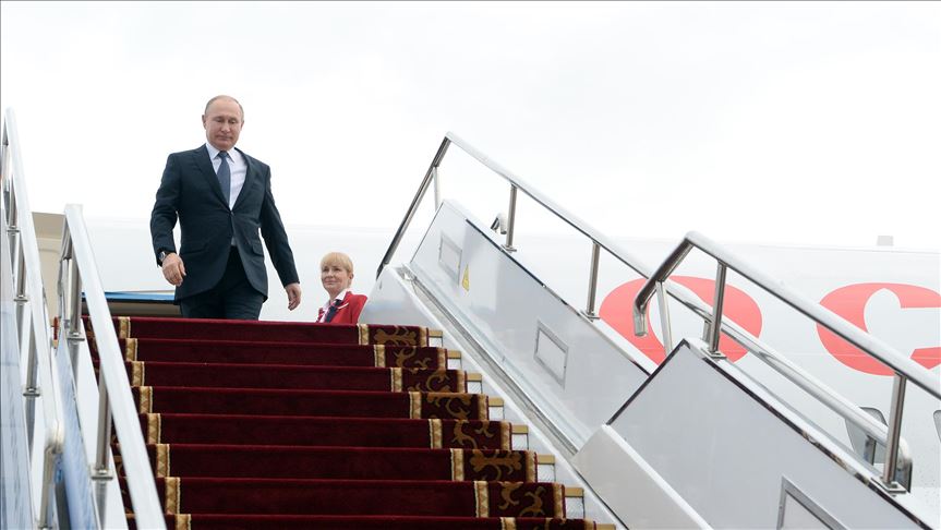 Russian president arrives in Saudi Arabia for talks