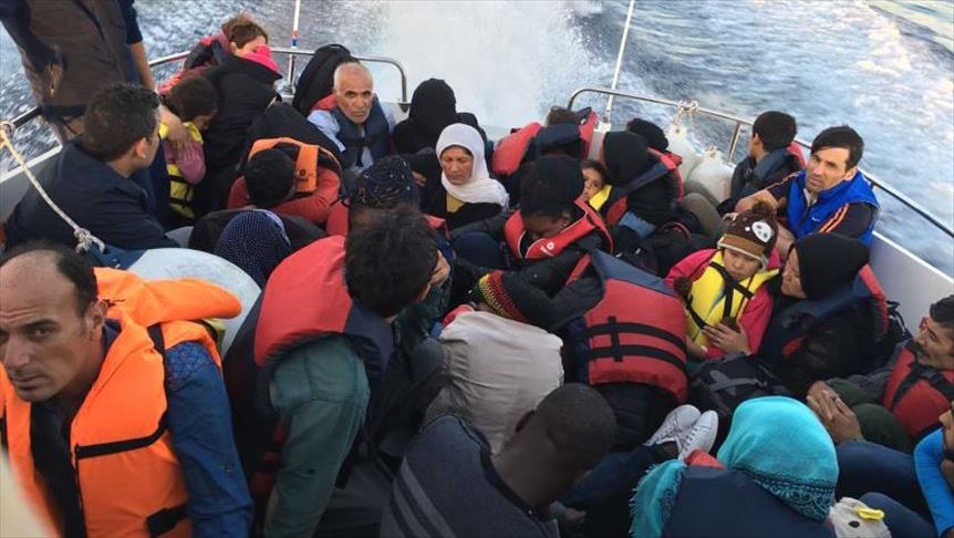 گارد ساحلی ترکیه 93 مهاجر را از خطر غرق شدن نجات داد