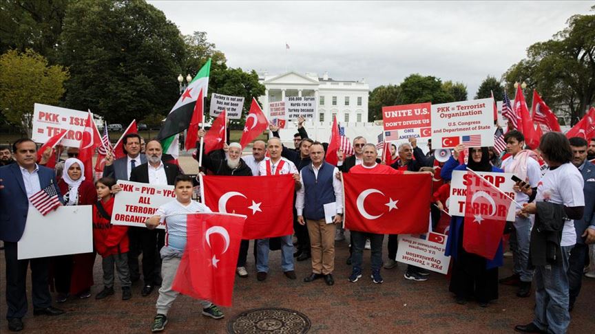 ABD'deki Türklerden Barış Pınarı Harekatı'na destek 