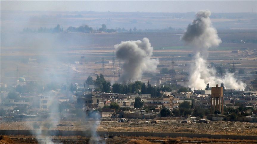 Турецкая артиллерия наносит удары по террористам в Сирии