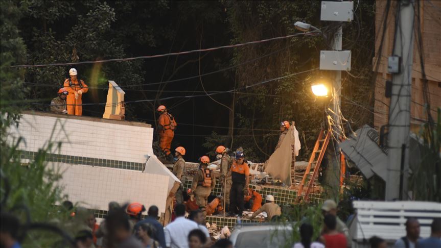 Un edificio de siete pisos se derrumba en la ciudad brasilera de Fortaleza