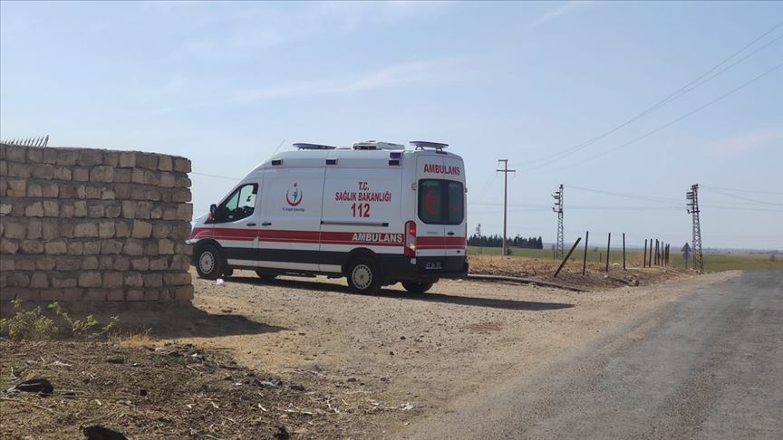 Akçakale'de, YPG/PKK'nın havan mermili saldırısında bir kişi yaralandı