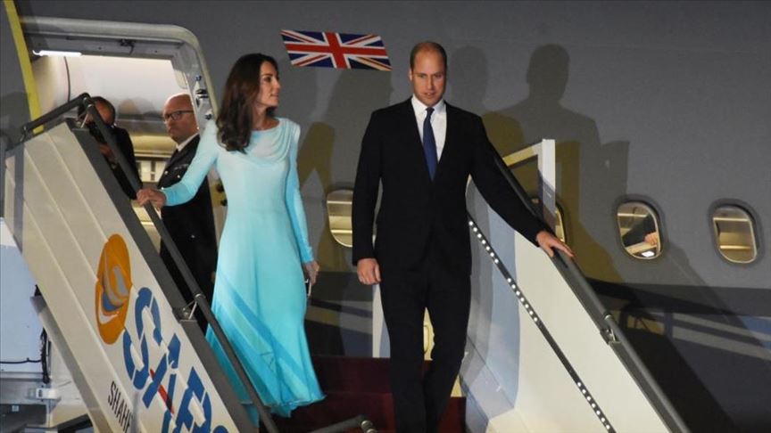 الأمير البريطاني وليام وزوجته كيت ميدلتون يزوران باكستان 