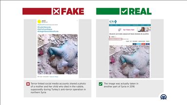 Pro-terrorist accounts post fake social media content