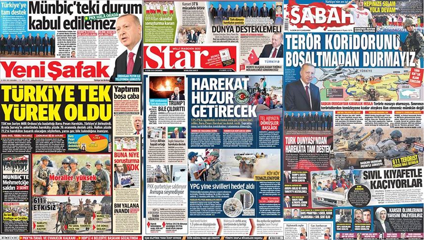 مهم‌ترین عناوین روزنامه‌های صبح چهارشنمه ترکیه