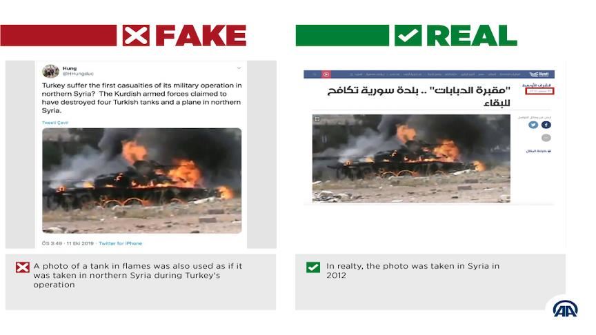 YPG/PKK uses fake photos to smear Turkey's op in Syria