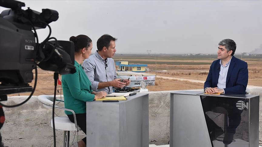 AA’nın Barış Pınarı Harekatı çalışmaları canlı yayınlarda anlatıldı