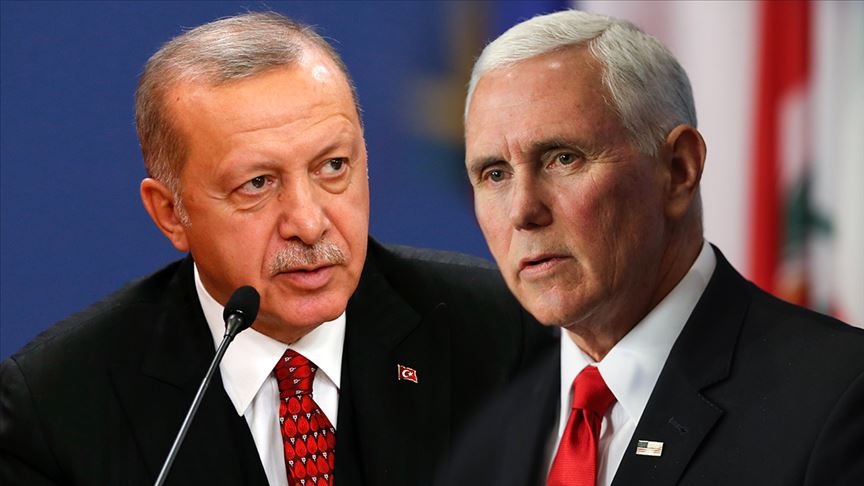 Erdoğan, ABD Başkan Yardımcısı Pence'i kabul edecek
