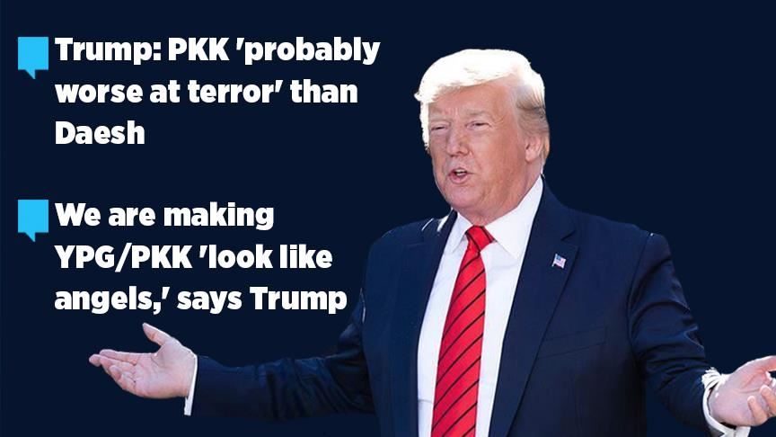 Trump says PKK 'probably worse at terror' than Daesh