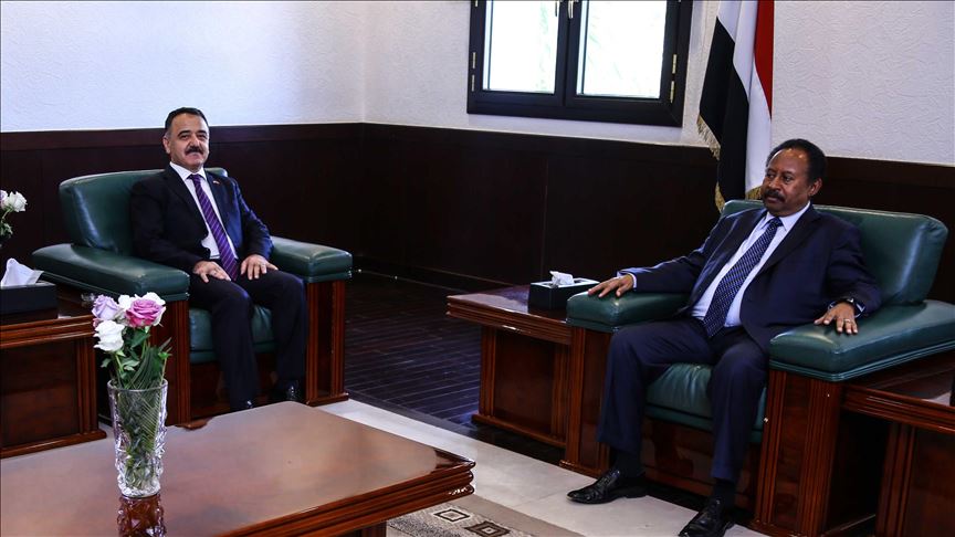 "حمدوك" يبحث مع السفير التركي في الخرطوم العلاقات الثنائية